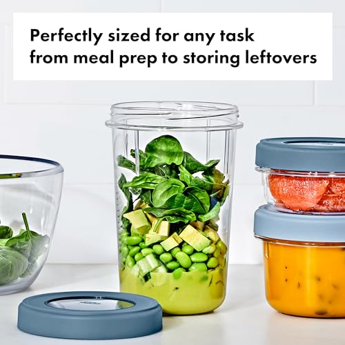 OXO Good Grips Twist & Stack 12-Piece Food Storage Container Set - Leakproof & Stackable