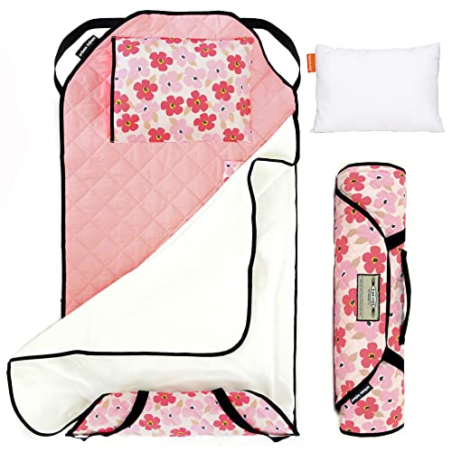 Urban Infant Poppies Toddler Nap Mat - Preschool Daycare Bedding Cover, Non-Personalized