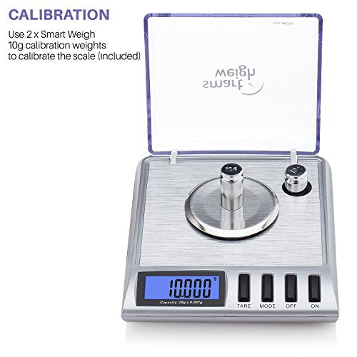 20g Capacity Milligram Scale with Accessories - Precise Gold Jewelry Gem Coin Weighing