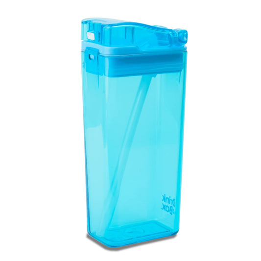 Precidio New 2022 Drink in the Box Design Eco-Friendly Reusable Drink Container, 12oz (Blue) 1012BL