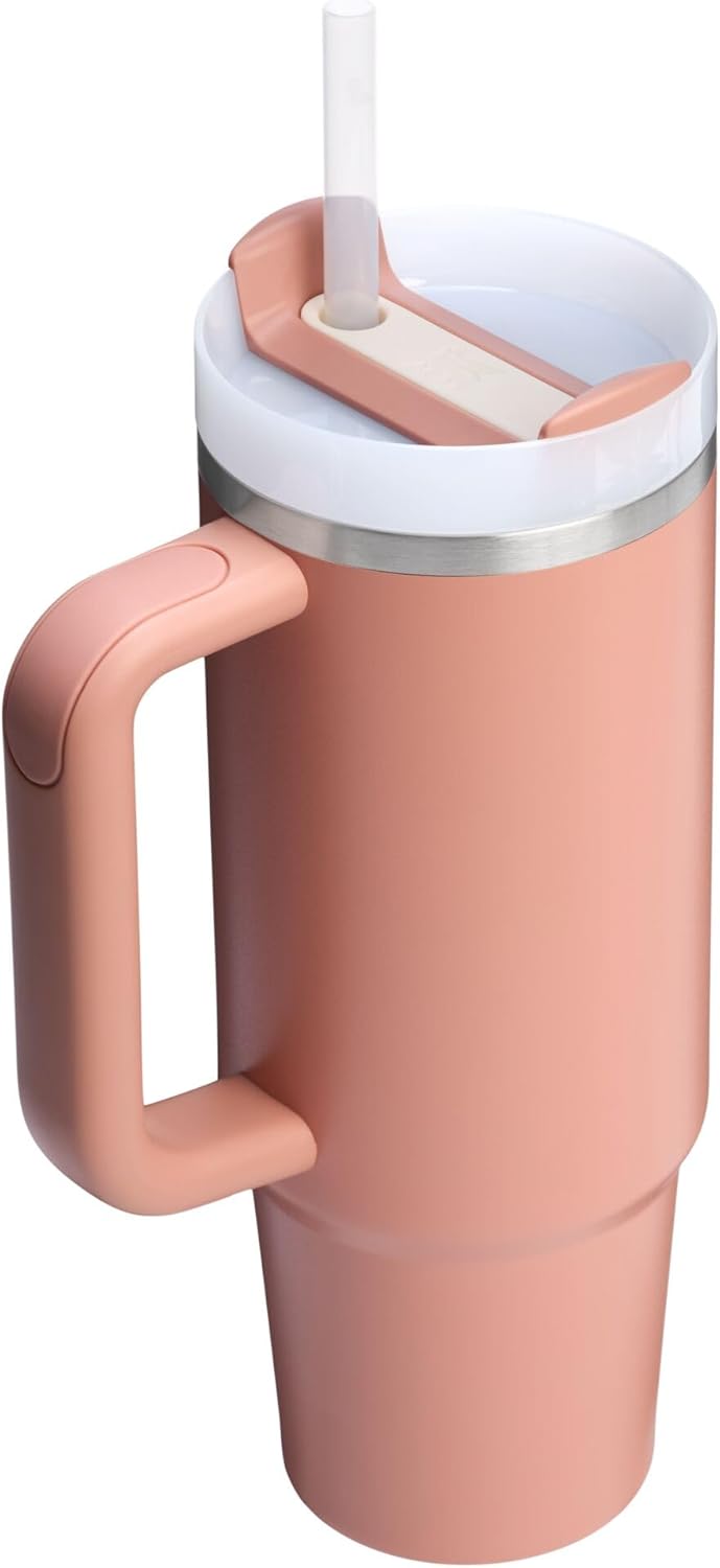 STANLEY Quencher H2.0 Tumbler - 30 oz Insulated Stainless Steel Cup with Handle & Straw | BPA-Free | Sienna