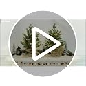 Lulu Home 2ft Pre-lit Mini Christmas Tree - 24 Inch, 50 LED, Battery Operated