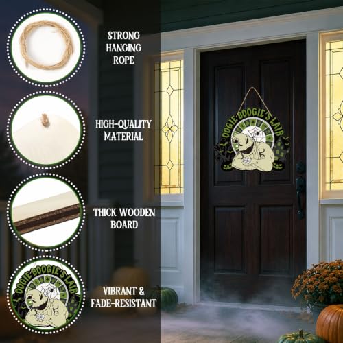 Nightmare Before Christmas Door Welcome Sign - Halloween & Holiday Decor