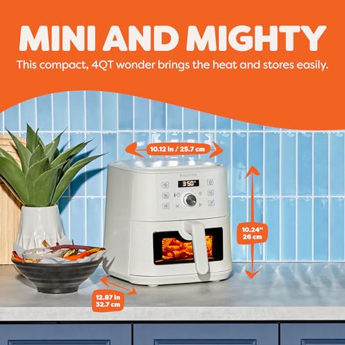 Instant Pot 4Qt VORTEX 6-in-1 Mini Air Fryer with Sea Salt - Compact Multi-Function Appliance