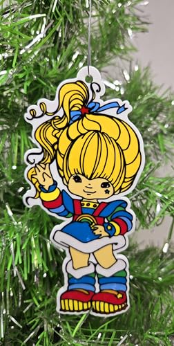 1980s Rainbow Cartoon Ornament – 2in Resin Collectible