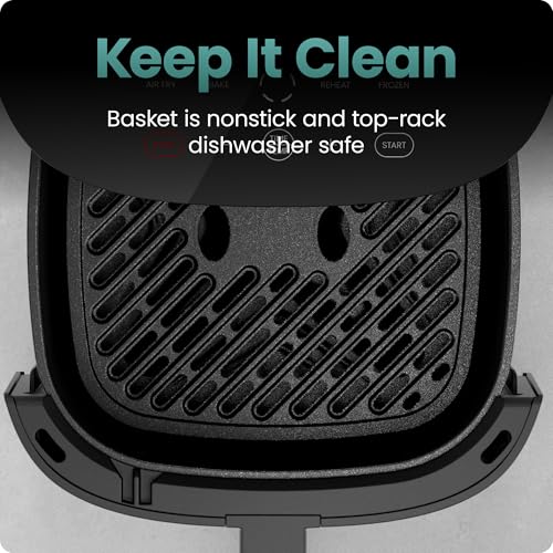 Chefman TurboX 4-in-1 Air Fryer 5 Quart - Crispy Fries, Chicken, Wings