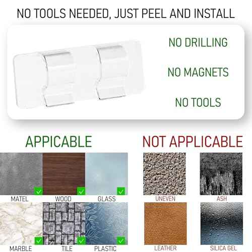 Dazzle Bright Hooks for Outdoor String Lights Clips, 60Pcs Heavy Duty Cable Clips Waterproof Adhesive Strips for Hanging Christmas Light, Outside UV-Resistant Clear Sticky Cord Holders Rope Organizer