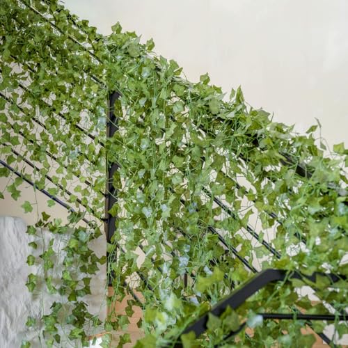 Artificial Ivy Garland 672Ft UV Resistant Fake Vines for Home Garden Party Decor - 96 Pack