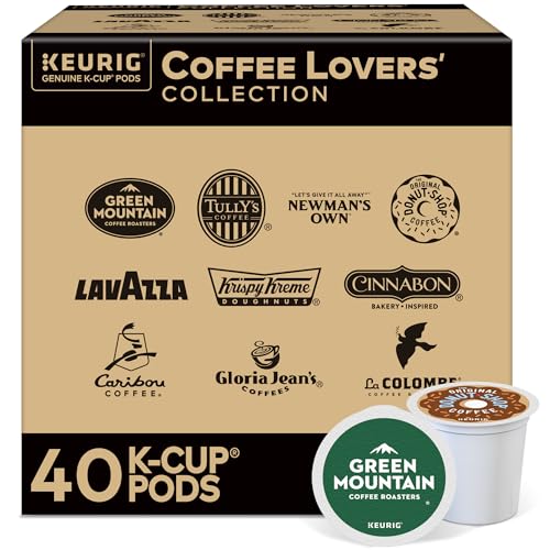 Coffee Lover's Variety Pack - 40 K-Cup Pods for Keurig Single Serve Coffee Makers - Variation of THIS Listing