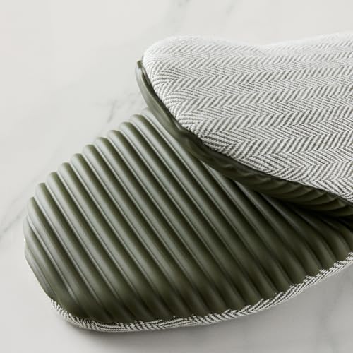 Silicone Oven Mitts 2-Pack Heat Resistant Up to 500°F Waterproof Gripper Set