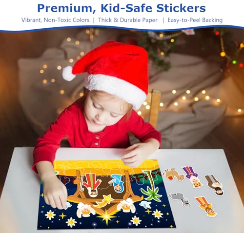 BIZIBAFF A-Style1 Nativity Advent Calendar 2026 Religious Christian Scene