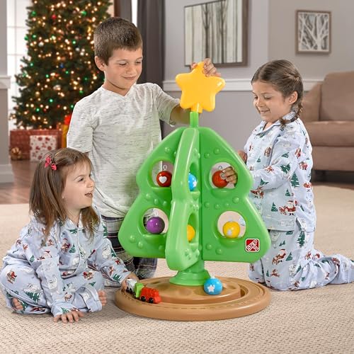 Step2 My First Christmas Tree for Kids, Interactive Train Ornament Set – Opaque Ornaments