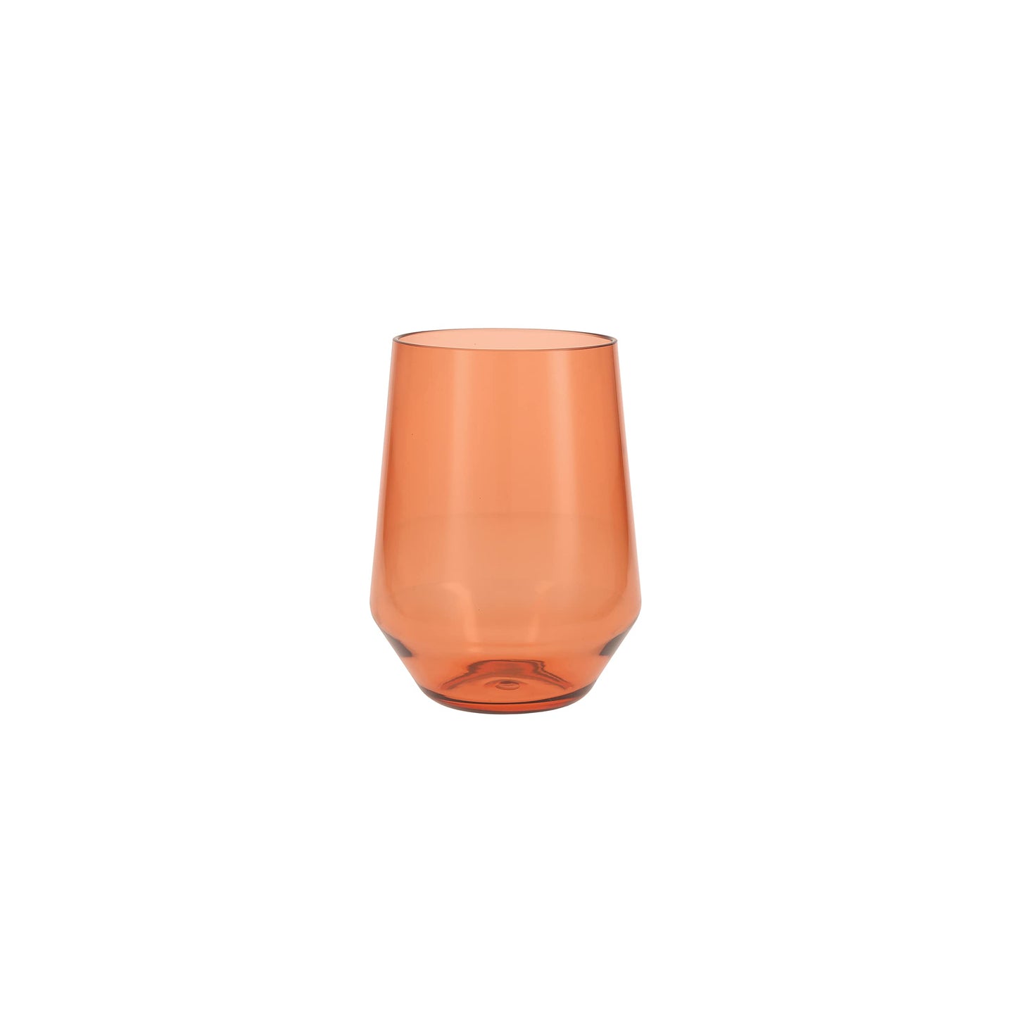 Fortessa Sole Outdoor Shatter Resistant BPA Free Premium Copolyester Plastic Drinkware 6 Pack, Sage Green, Stemless Wine Glass
