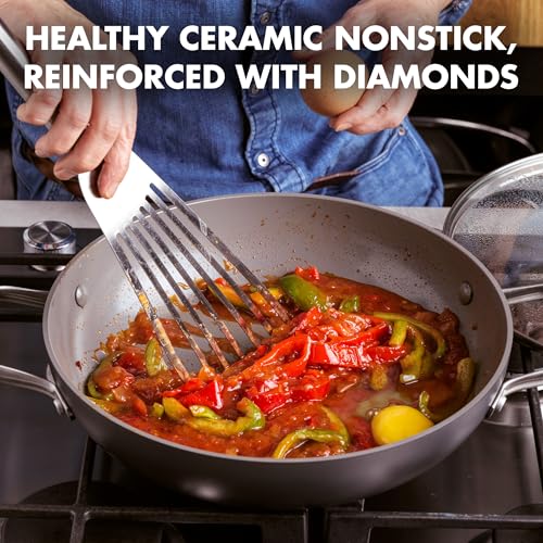 GreenPan Chatham 11-inch Hard Anodized Nonstick Frying Pan with Lid, Oven & Dishwasher Safe