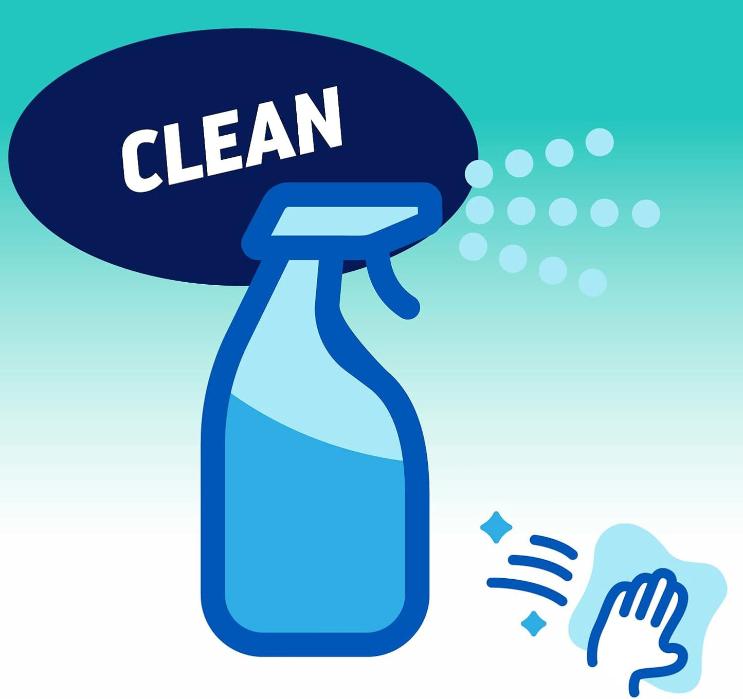 OxiClean Multi-Purpose Disinfectant Spray - Powerful Cleaning Solution | 30 oz (Pack of 2)