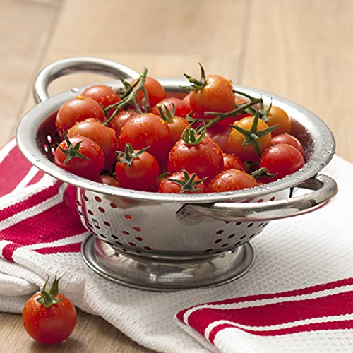 ExcelSteel 3-Piece Stainless Steel Colander Set 1QT, 2.5QT & 4QT Nesting Kitchen Strainers