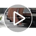 HBN Black 2-in-1 Raclette Table Grill & Electric Griddle 1300W