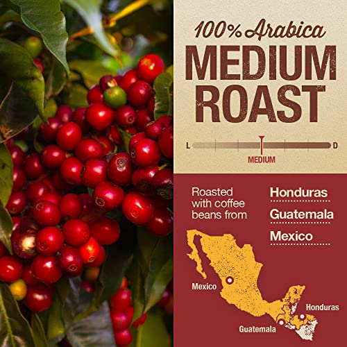 Organic Mayan Blend Coffee 80oz - Medium Roast Whole Bean Arabica, Low Acidity