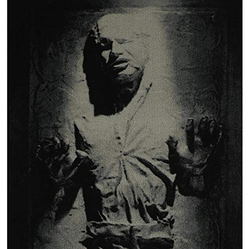 Star Wars Han Solo Carbonite Area Rug 32 x 72 Inches Grey - 2'8" x 5'11" Official