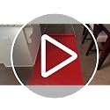 White Wedding Aisle Runner 3x50 Ft - Disposable Scroll Pattern, Includes Tape