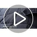 Weighted Blanket for Adults King Size 20lbs Grey 80x87 Inches - Sleep Comfort