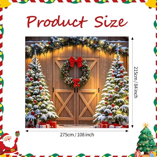 Christmas Garage Door Cover, Banner, Holiday Decoration Banner