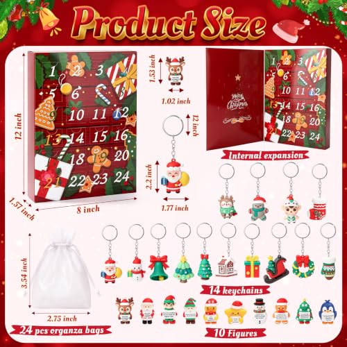 GLEEMPOPS Advent Calendar 2026 – 24 Days of Christmas Mini Figures & Keychains