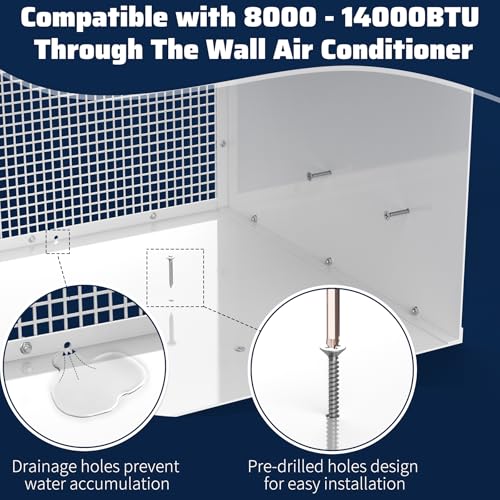 Through The Wall AC Sleeve, Air Conditioner Sleeve Covers with