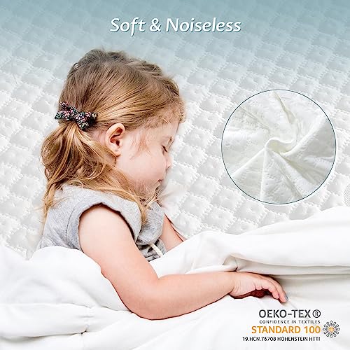 Reaks Queen Size Waterproof Zippered Mattress Encasement 10-12 Inches Deep