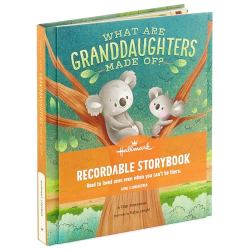 Recordable Children's Book - What Are Granddaughters Made Of? - Hardcover, Rhyming Story with Voice Message