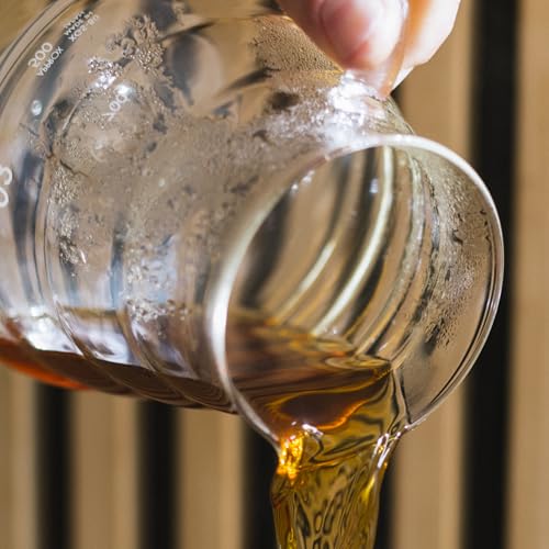Hario V60 Range Server 800ml Clear - Coffee Carafe with Heat-Resistant Handle