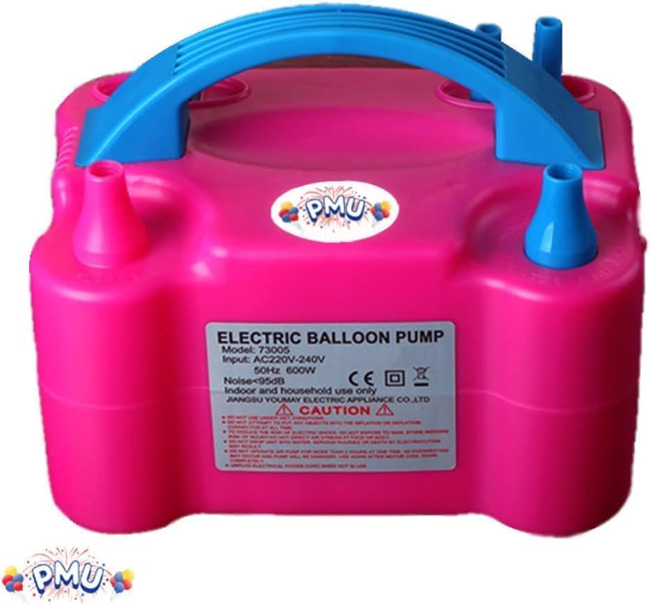 PMU High-Speed Dual Electric Balloon Air Inflator Pump - 120 Volt | Efficient & Powerful (1/pkg)