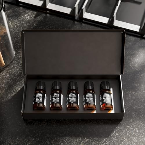 AirScent Hotel Diffuser Oil Gift Set – 5-Star Hotel Scents, 5-Pack