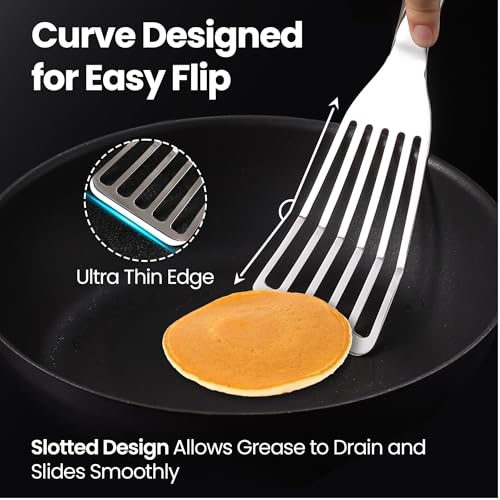 Gourmet Easy Fish Spatula Set - Ultra-Thin Edges for Flipping & Turning, Original