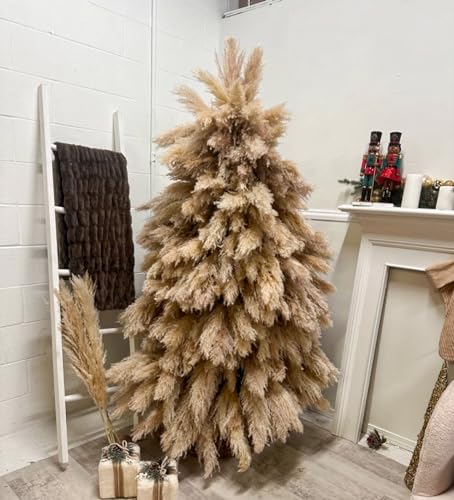 20 Stems 40-Inch Natural Pampas Grass Decor Tall for Boho Wedding Party Farmhouse