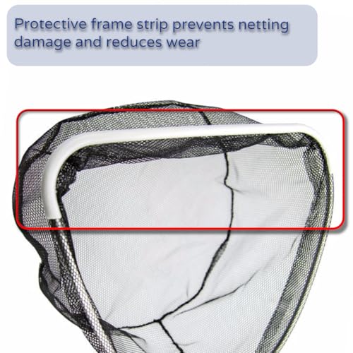 Heavy-Duty Pond Fish Net with Extendable Handle - Safe Koi & Fish Debris Skimming