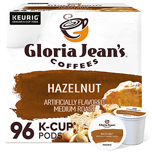Gloria Jean's Coffees Hazelnut, Single-Serve Keurig K-Cup Pods,