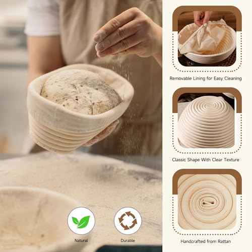Coco Bird Sourdough Starter Kit with Scale & Baskets - Artisan Baking Set