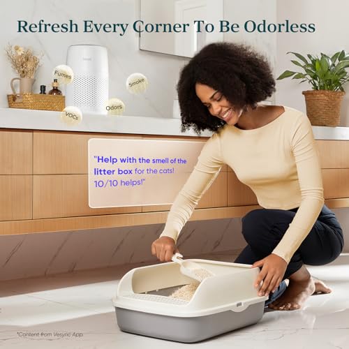 Levoit Core Mini-P White Air Purifier for Bedroom, Pets & Dorms – 1 Pack