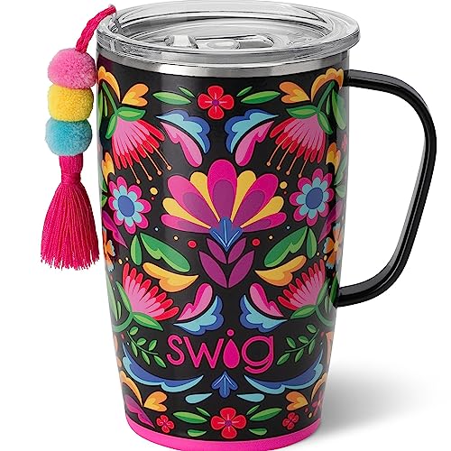 Travel Mug with Handle 18oz Insulated Coffee Tumbler - Caliente Variation