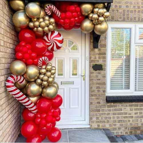 Red Latex Balloons, 55pcs 12 Inches Red Balloons with 1 Ribbon for Birthday, Graduation, Baby Shower, Valentines, Christmas, Wedding Party Decorations