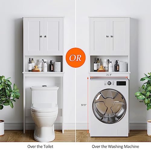 Over the Toilet Storage Cabinet, Bathroom Organizer Toilet, Space