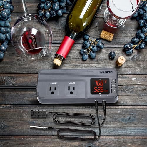 Temperature and Humidity Controller ITC-608T Dual Stage 120VAC Greenhouse Homebrew Variation of THIS listing