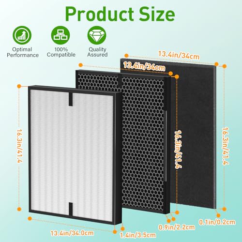 3000 Replacement Air Filter for Air Doctor 3000 Series | 12-Pack
