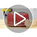 Toaster 4 Slice, Retro Stainless with 6 Bread Shade