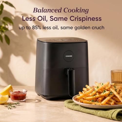 Cosori Air Fryer Pro LE 5 Qt Dark Gray 9-in-1 Ceramic Coating