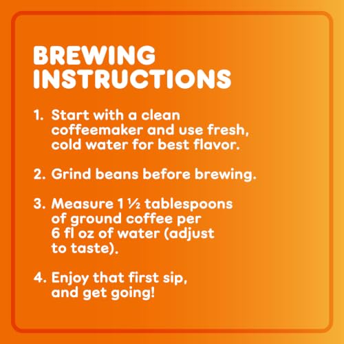 Dunkin' Original Blend Medium Roast Whole Bean Coffee - 12 Ounce Pack of 6 - Freshly Ground for Any Brew