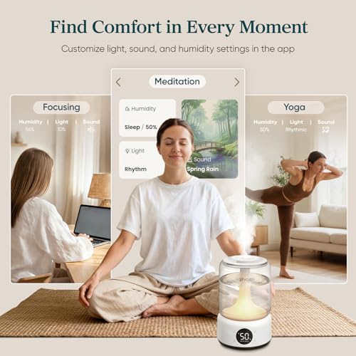 Levoit 4.2L Smart & Easy Clean Cool Mist Humidifier for Bedroom - Variation of This Listing