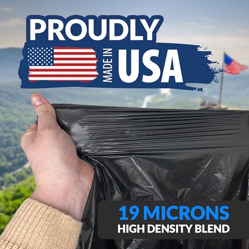 Heavy Duty 65 Gallon Trash Bags with Twist Ties - Leakproof 120 Count
