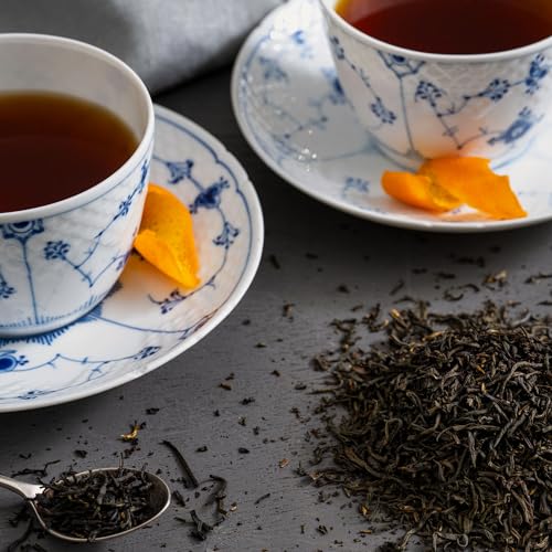 Earl Grey Organic Black Tea Bags - 50 Count Sachets - Caffeinated, Scented Citrus